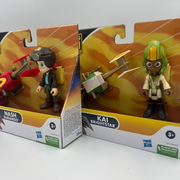 Star Wars Young Jedi Adventures Nash Durango &‎ Kai Brightstar Figure 2-Pack - Picture 7 of 10